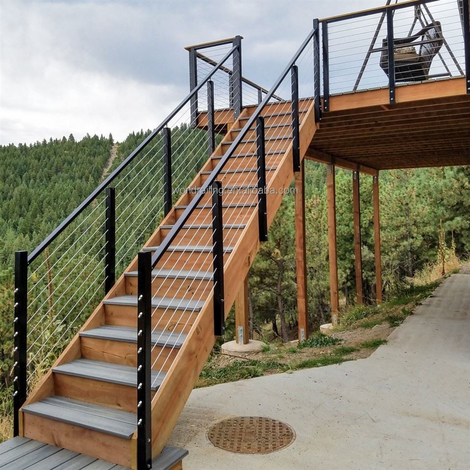 Outdoor Aluminum Stair Railing